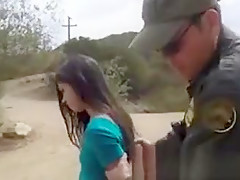 Latina railed outside