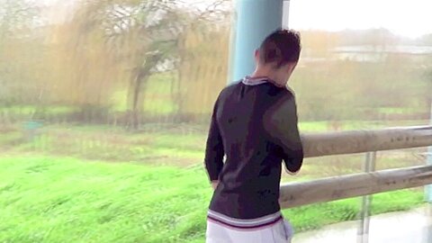 Latino twink feminate used by straight outdoor - CrunchBoy