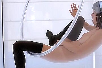 Legal age Kiki is acting in masturbation porn video