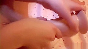 Leigh Livingston got fucked with a dildo
