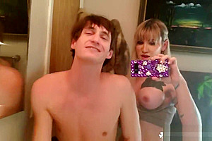 Lena Kelly Tops Tony and Cums On His Hole