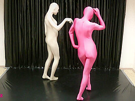 Lesbian Dreams In Zentai - Watch4Fetish