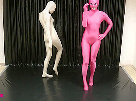 Lesbian Dreams In Zentai - Watch4Fetish