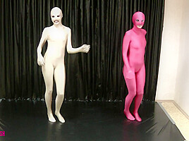 Lesbian Dreams In Zentai - Watch4Fetish