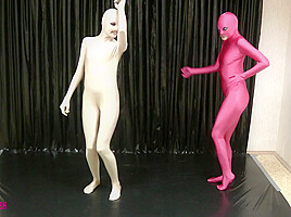 Lesbian Dreams In Zentai - Watch4Fetish