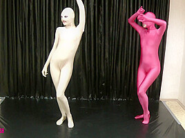 Lesbian Dreams In Zentai - Watch4Fetish