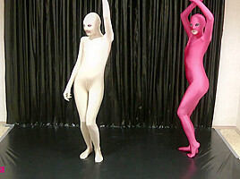 Lesbian Dreams In Zentai - Watch4Fetish