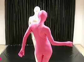 Lesbian Dreams In Zentai - Watch4Fetish