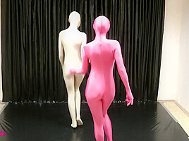 Lesbian Dreams In Zentai - Watch4Fetish
