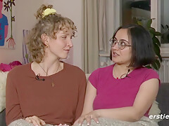 Lesbian Friends Play A Sexy Card Game