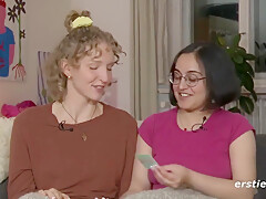 Lesbian Friends Play A Sexy Card Game