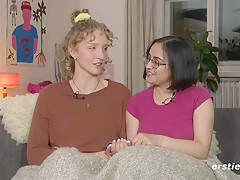 Lesbian Friends Play A Sexy Card Game