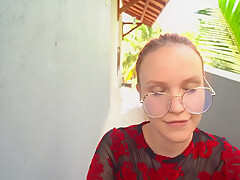 Likes To Fuck On The Balcony When Is Watching