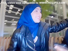 Liranienne Voilee Nadja Se Fait Defoncer En Anal Dans Les Wc Et Dans Un Couloir Pour Payer Lavion