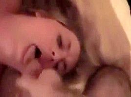Lonely Blonde Gets Horny And Plays With A Stiff Beaver Bash