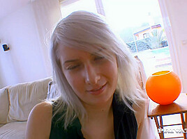 Lora Row Gives Pov Blowjob In The Casting