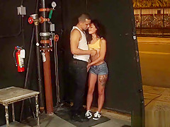 Lost latina teen 18+ hardfucked in public