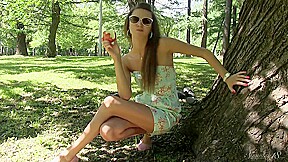 Lucy G Gets Naked And Has Fun In The Park