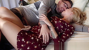 Luscious stepsis Alina West ass banged and big cock creampie