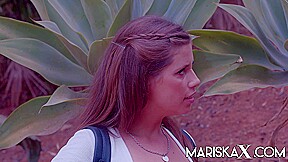 MARISKAX Busty beauty Lady Lyne ass fucked outdoors