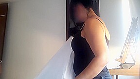 Maid Has Huge Natural Breast And Lets Her Boss Squeeze Them As