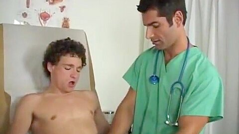 Male doctors working with nude videos and female jerking off patient gay