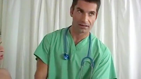 Male doctors working with nude videos and female jerking off patient gay