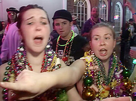 Mardi Gras Street Girls Flashing Tits And Pussy In Public New Orleans