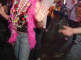 Mardi Gras Street Girls Flashing Tits And Pussy In Public New Orleans