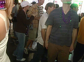 Mardi Gras Street Girls Flashing Tits And Pussy In Public New Orleans