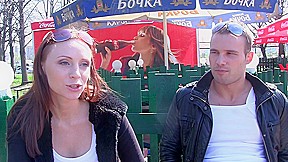 Margot in slut gets her twat slammed in an outdoor sex vid
