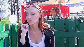 Margot in slut gets her twat slammed in an outdoor sex vid