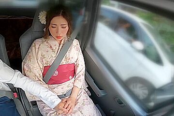 Married Woman Strips Off Her Kimono And Embraces Him