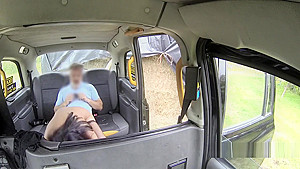 Masked Babe In Lingerie In Fake Taxi Fucking