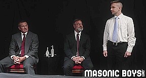 MasonicBoys DILF Adam Snow seduces cute excited twink