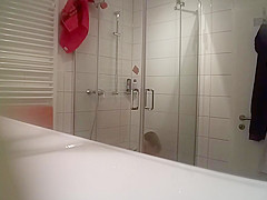 Mature German caught in the shower 2