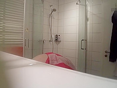 Mature German caught in the shower 2