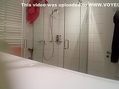 Mature German caught in the shower 2