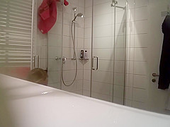 Mature German caught in the shower 2