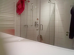 Mature German caught in the shower 2