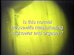 Mature Wife masturbate in Shower