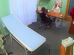 Medical fetish fun with euro patient