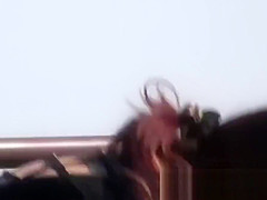 Mesmerizing Japanese peeing while watching ships in Puerto
