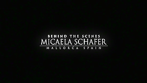 Miceala Schafar behind the Nude Scene in Mallorca