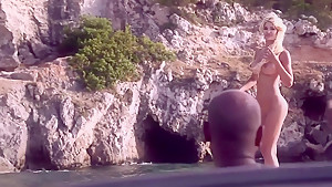 Miceala Schafar behind the Nude Scene in Mallorca