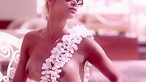 Miceala Schafar behind the Nude Scene in Mallorca