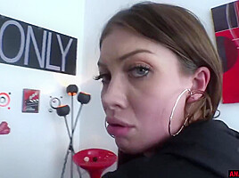Mike Adriano And Logan Long In Big Ass Brunette Teen 18+ Leah Opens Her Backdoor For A Big White Dick