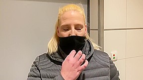 Milena Sweet Remotely Controlled Through The Supermarket