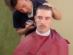 Military haircut and masturbation
