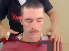 Military haircut and masturbation